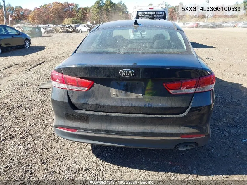 2016 Kia Optima Lx VIN: 5XXGT4L33GG100539 Lot: 40697372