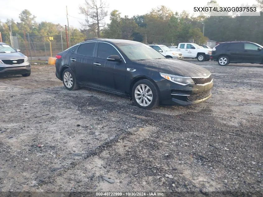 5XXGT4L3XGG037553 2016 Kia Optima Lx