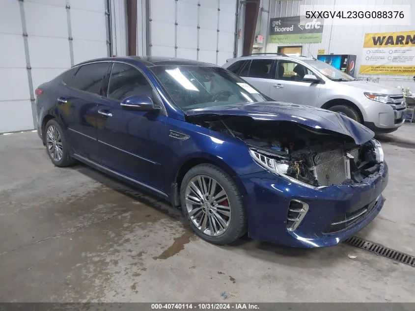 2016 Kia Optima Sxl Turbo VIN: 5XXGV4L23GG088376 Lot: 40740114