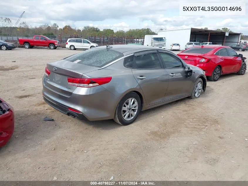 5XXGT4L35GG014696 2016 Kia Optima Lx