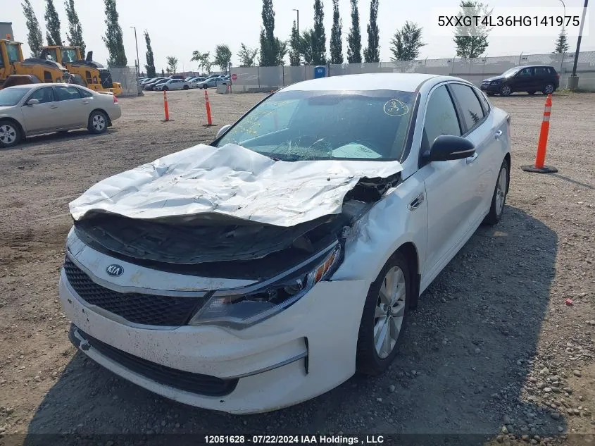 5XXGT4L36HG141975 2017 Kia Optima Lx