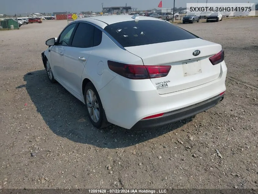 5XXGT4L36HG141975 2017 Kia Optima Lx