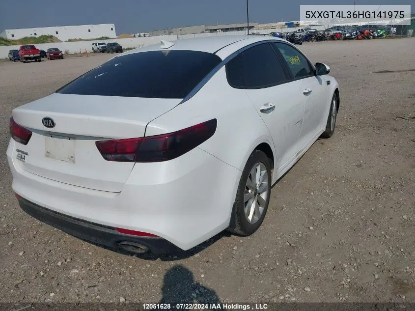 5XXGT4L36HG141975 2017 Kia Optima Lx