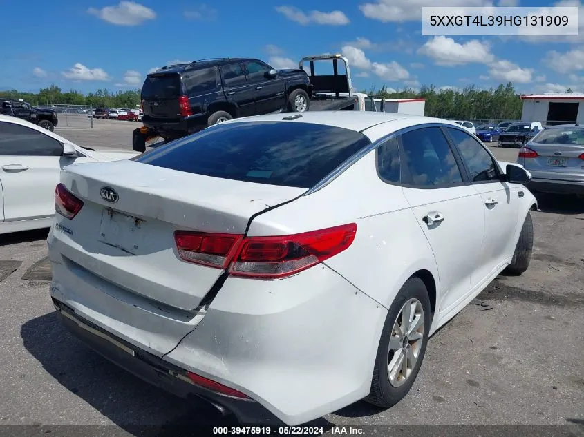 5XXGT4L39HG131909 2017 Kia Optima Lx