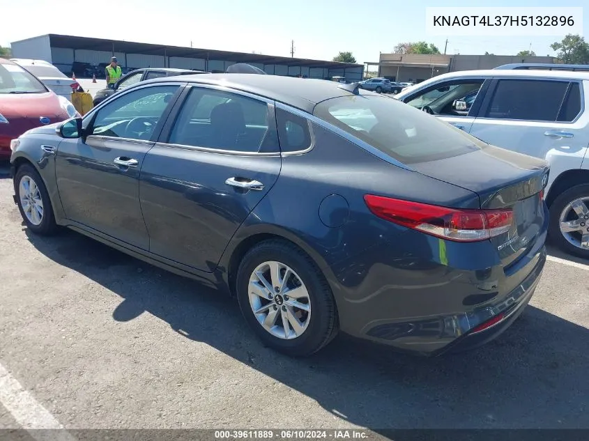 KNAGT4L37H5132896 2017 Kia Optima Lx