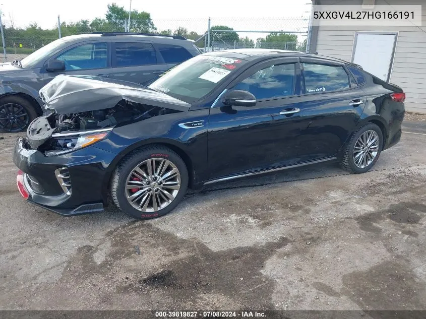 5XXGV4L27HG166191 2017 Kia Optima Sxl Turbo