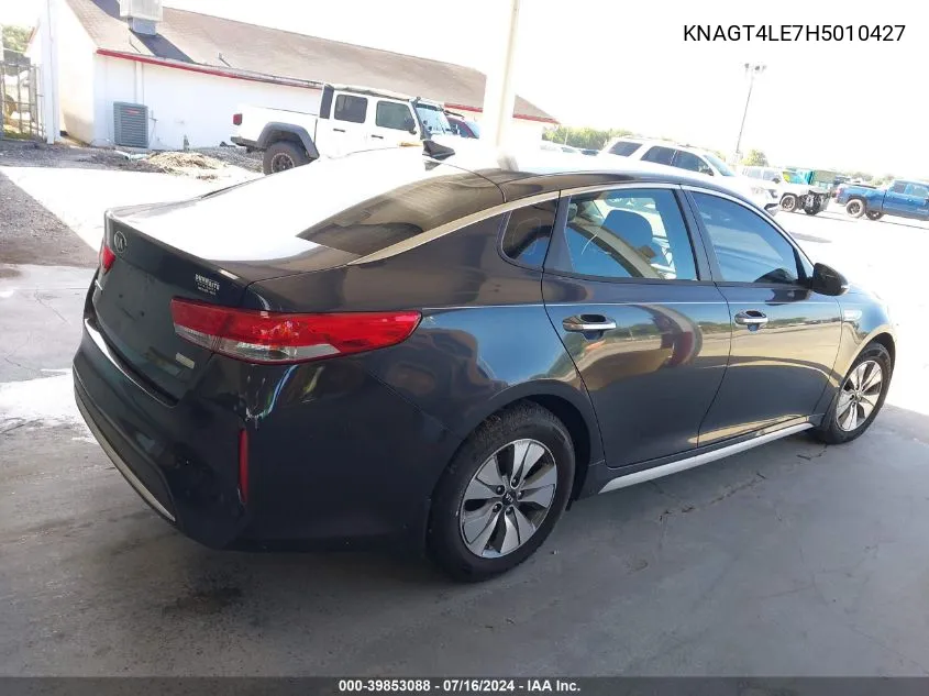 KNAGT4LE7H5010427 2017 Kia Optima Hybrid