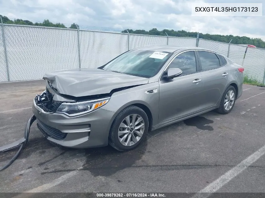 5XXGT4L35HG173123 2017 Kia Optima Lx