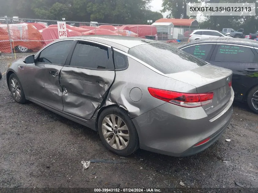 5XXGT4L35HG123113 2017 Kia Optima Lx