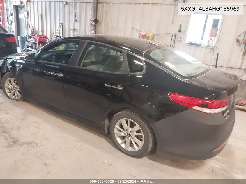 5XXGT4L34HG155969 2017 Kia Optima Lx