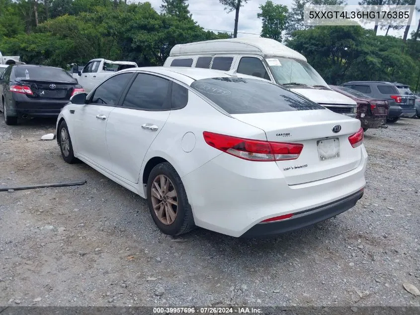 5XXGT4L36HG176385 2017 Kia Optima Lx