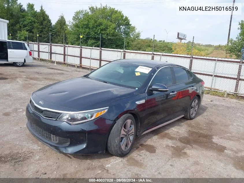 KNAGU4LE2H5016519 2017 Kia Optima Hybrid Ex