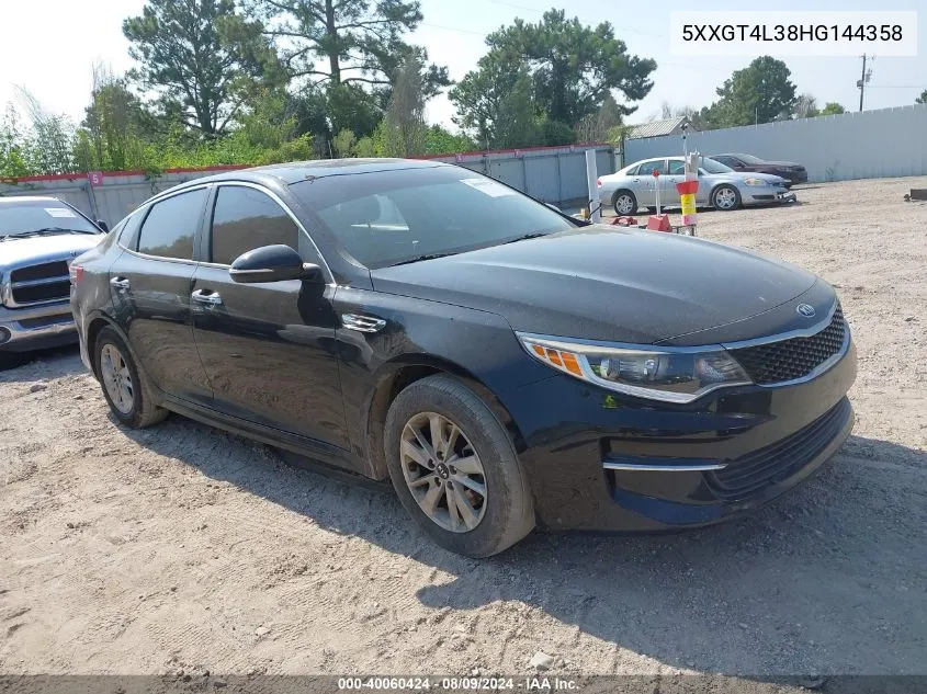 5XXGT4L38HG144358 2017 Kia Optima Lx