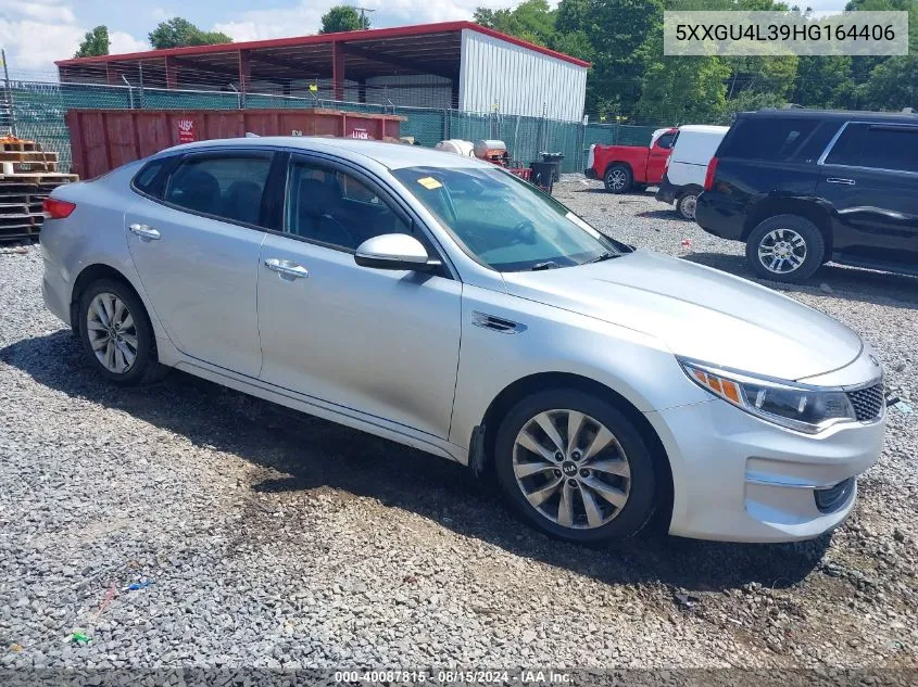 5XXGU4L39HG164406 2017 Kia Optima Ex