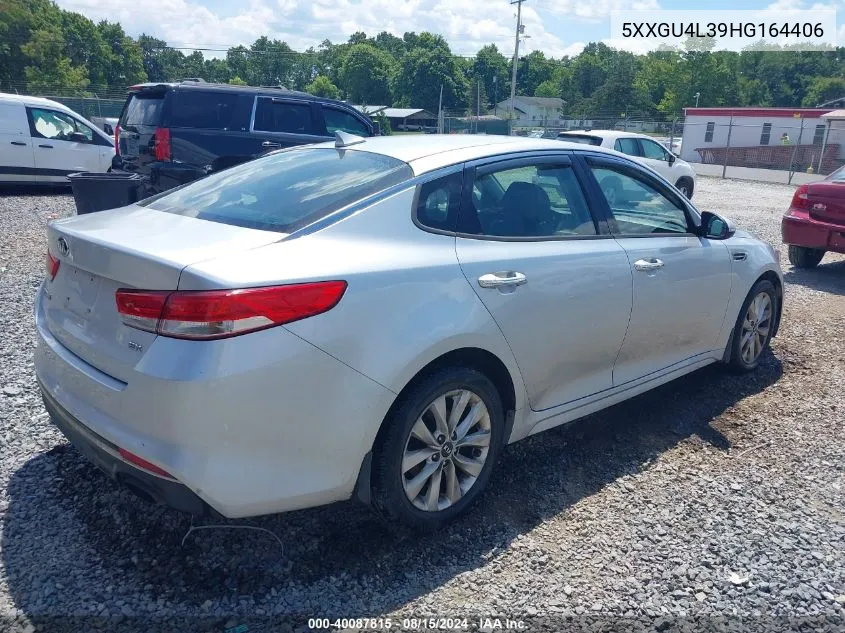 5XXGU4L39HG164406 2017 Kia Optima Ex