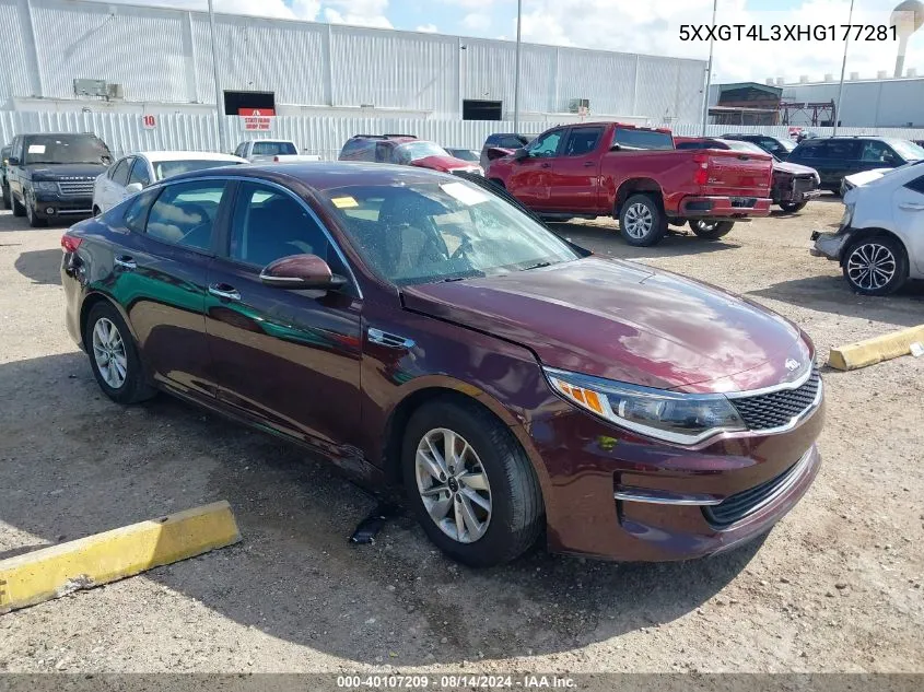 5XXGT4L3XHG177281 2017 Kia Optima Lx