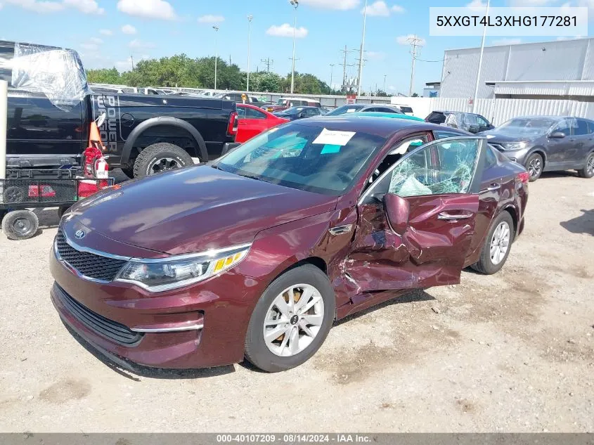 5XXGT4L3XHG177281 2017 Kia Optima Lx