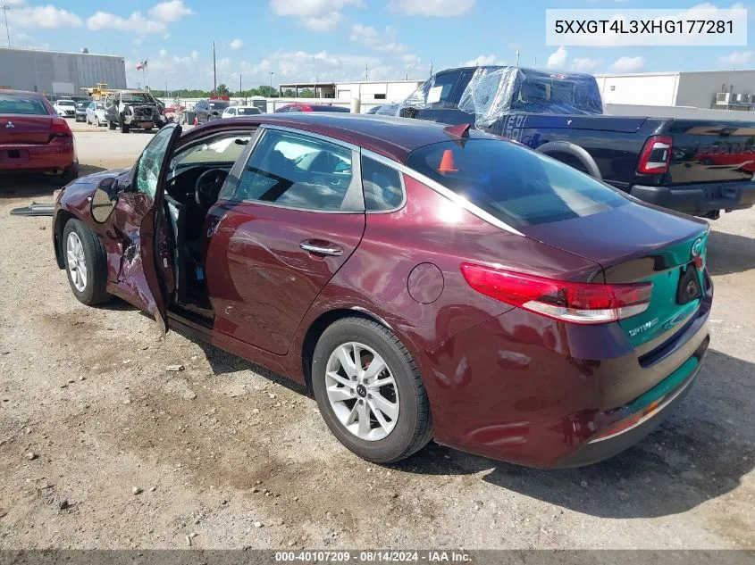 5XXGT4L3XHG177281 2017 Kia Optima Lx