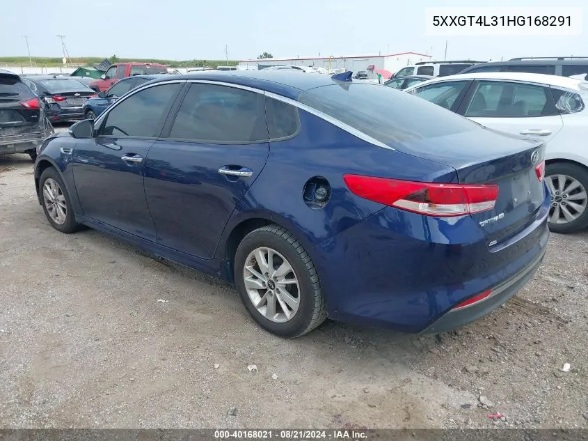 5XXGT4L31HG168291 2017 Kia Optima Lx