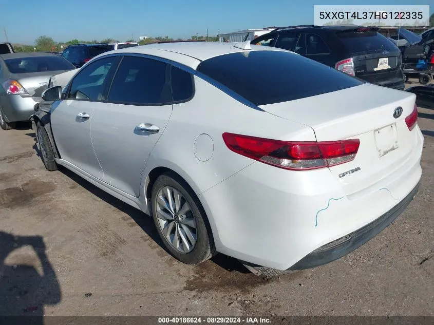 2017 Kia Optima Lx VIN: 5XXGT4L37HG122335 Lot: 40186624