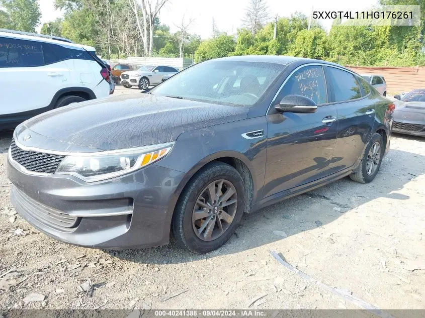 5XXGT4L11HG176261 2017 Kia Optima Lx