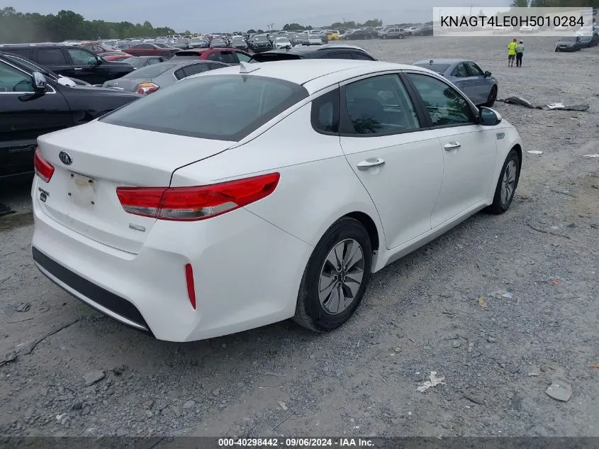 KNAGT4LE0H5010284 2017 Kia Optima Hybrid