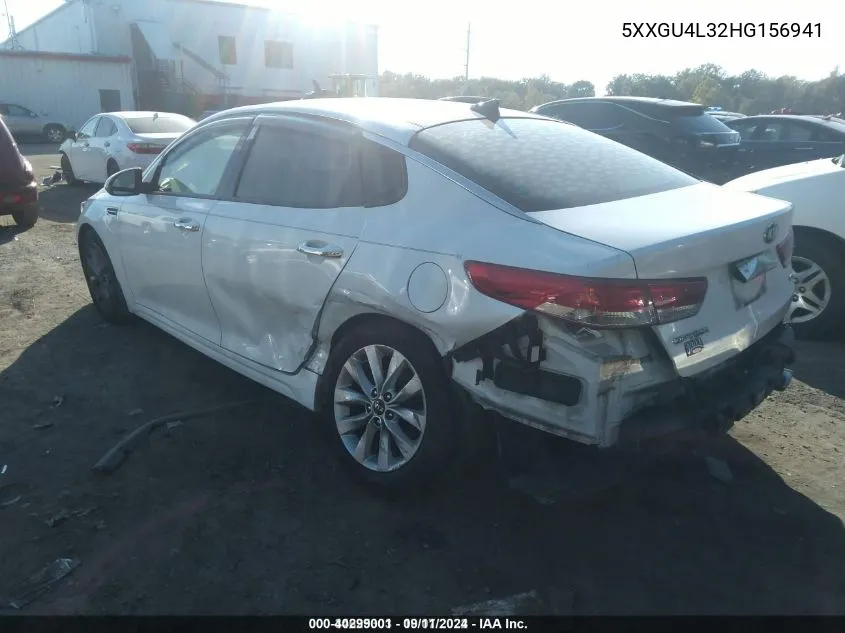 5XXGU4L32HG156941 2017 Kia Optima Ex