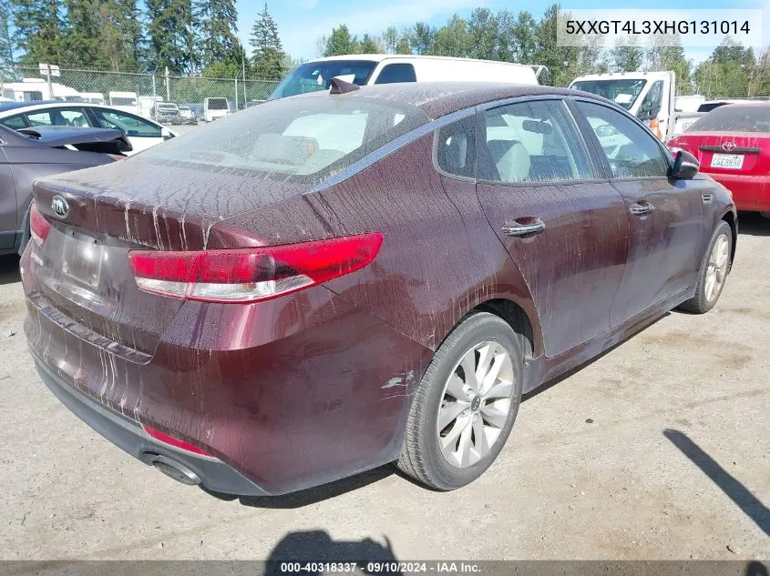 5XXGT4L3XHG131014 2017 Kia Optima Lx