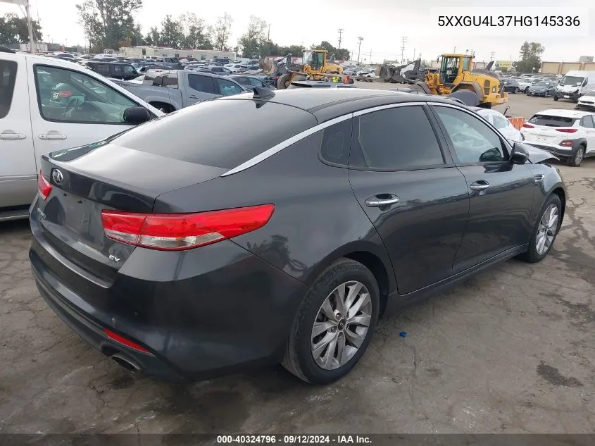 5XXGU4L37HG145336 2017 Kia Optima Ex