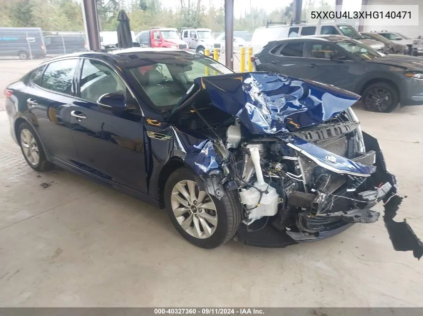 5XXGU4L3XHG140471 2017 Kia Optima Ex