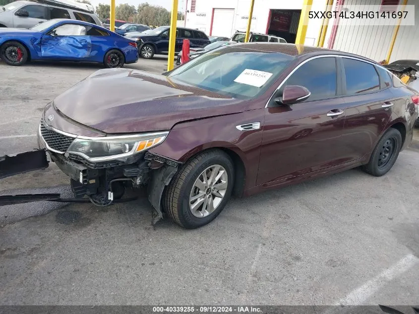 5XXGT4L34HG141697 2017 Kia Optima Lx