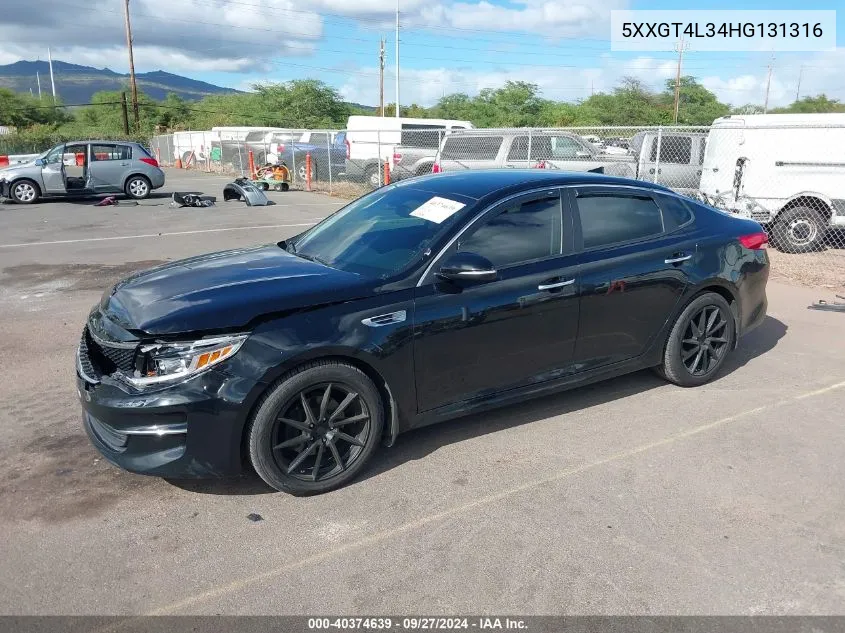 5XXGT4L34HG131316 2017 Kia Optima Lx