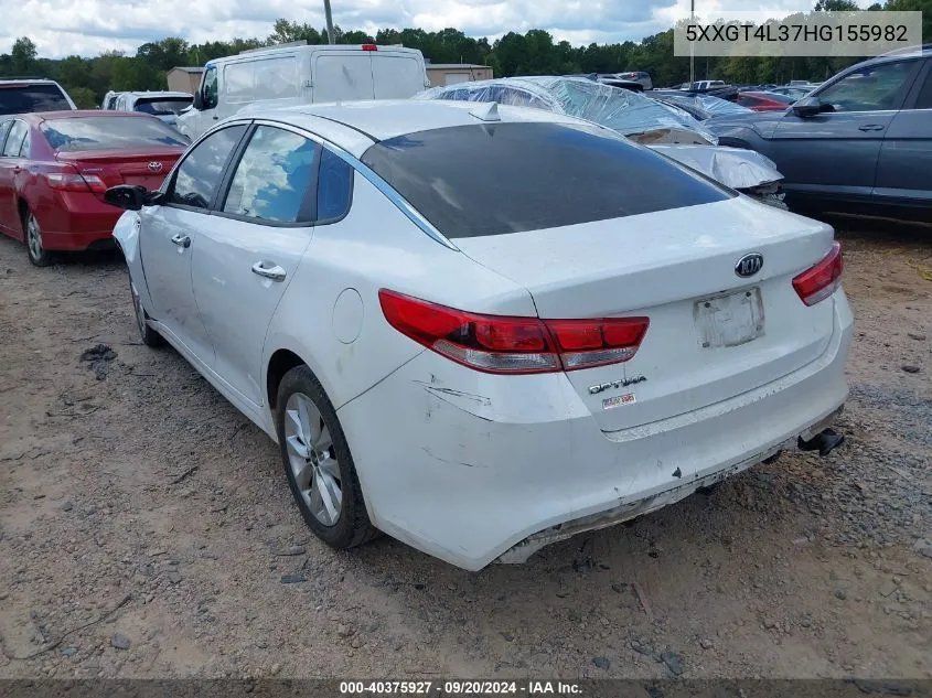 5XXGT4L37HG155982 2017 Kia Optima Lx