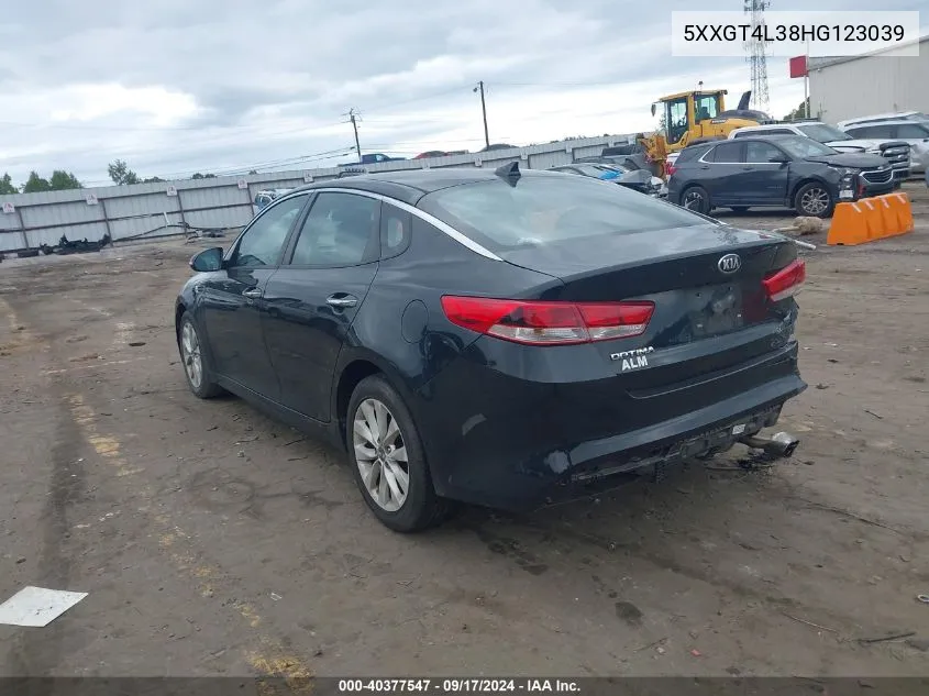 5XXGT4L38HG123039 2017 Kia Optima Lx