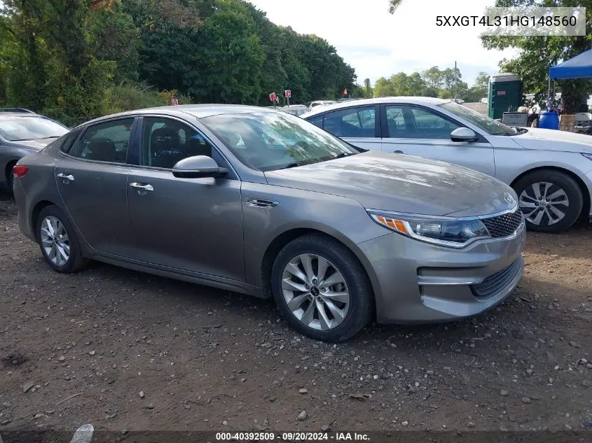 5XXGT4L31HG148560 2017 Kia Optima Lx