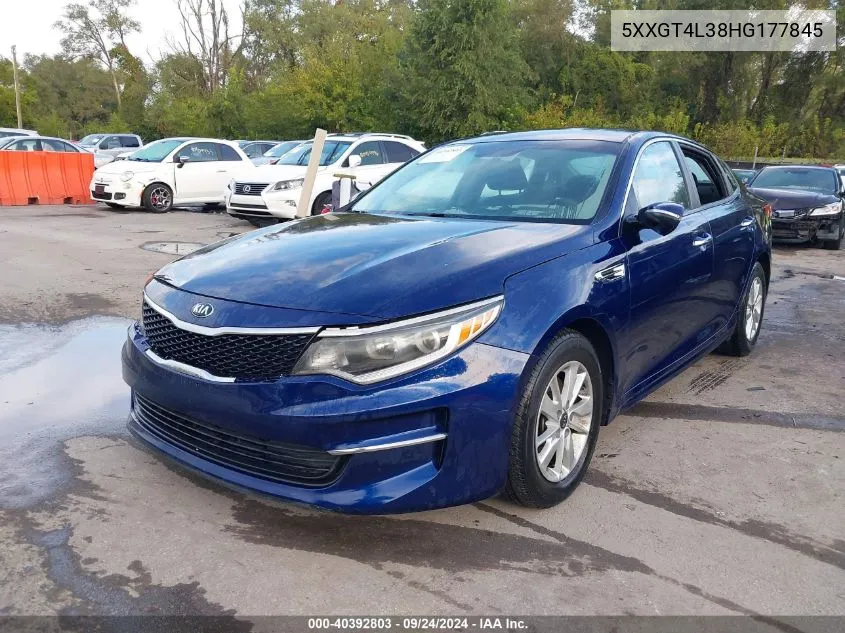 5XXGT4L38HG177845 2017 Kia Optima Lx