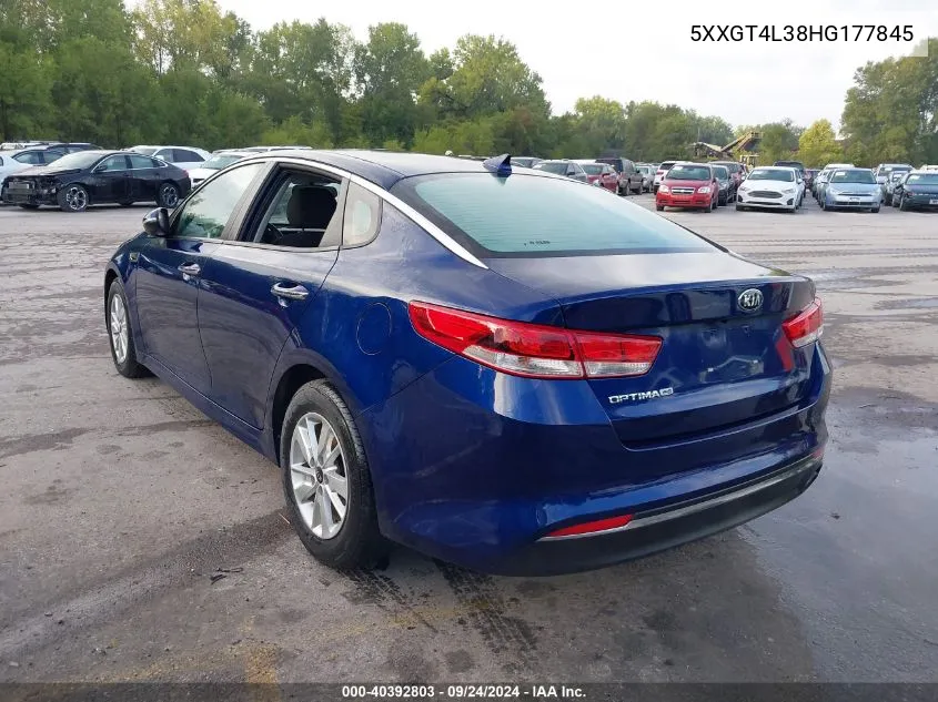 5XXGT4L38HG177845 2017 Kia Optima Lx