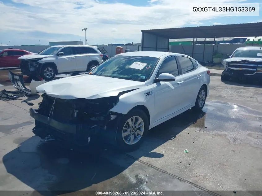 5XXGT4L33HG153369 2017 Kia Optima Lx