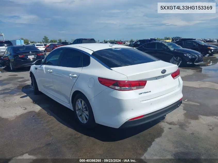 5XXGT4L33HG153369 2017 Kia Optima Lx