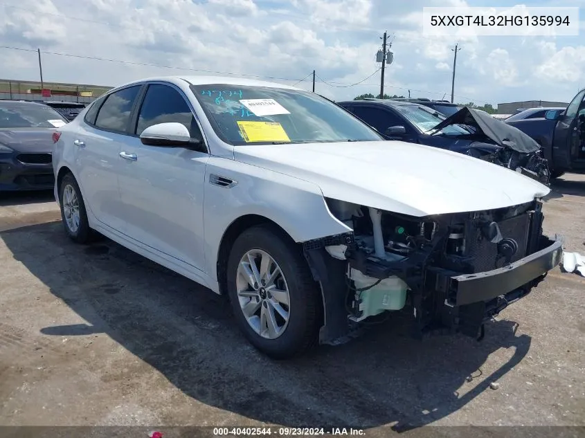 5XXGT4L32HG135994 2017 Kia Optima Lx