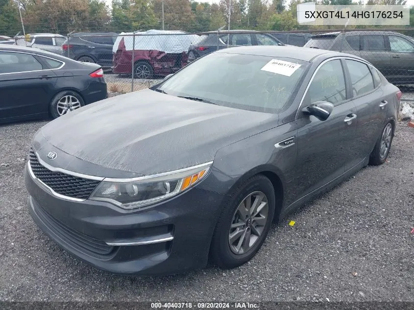 5XXGT4L14HG176254 2017 Kia Optima Lx Turbo