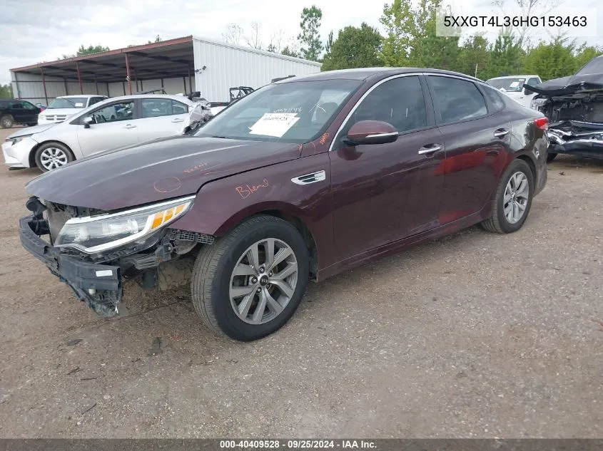 5XXGT4L36HG153463 2017 Kia Optima Lx