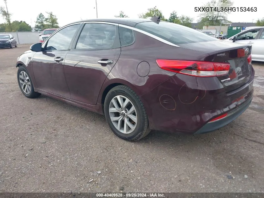 5XXGT4L36HG153463 2017 Kia Optima Lx