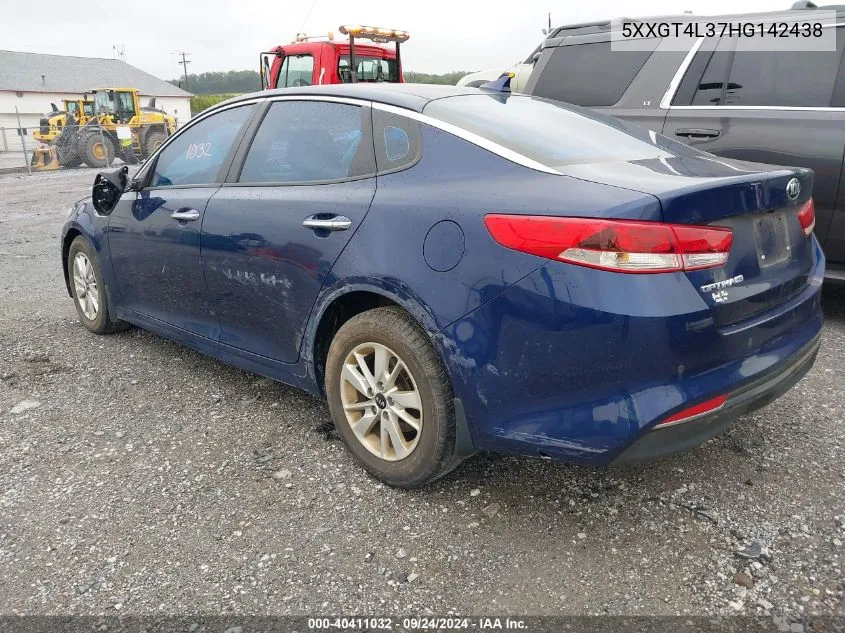 5XXGT4L37HG142438 2017 Kia Optima Lx