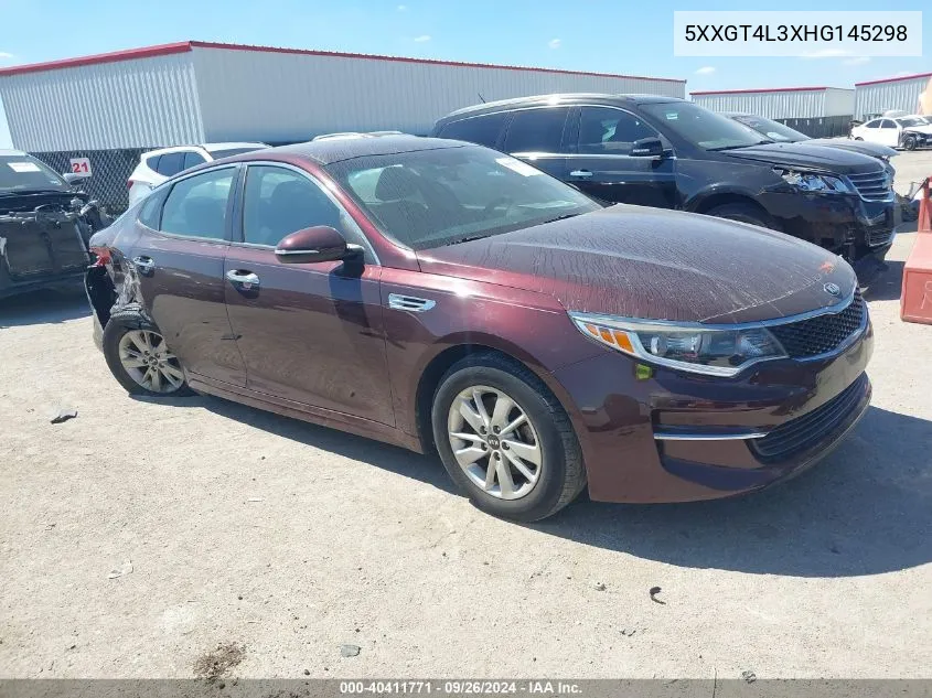 5XXGT4L3XHG145298 2017 Kia Optima Lx