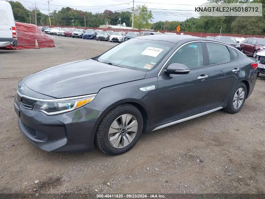 KNAGT4LE2H5018712 2017 Kia Optima Hybrid