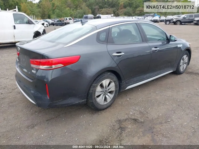 KNAGT4LE2H5018712 2017 Kia Optima Hybrid