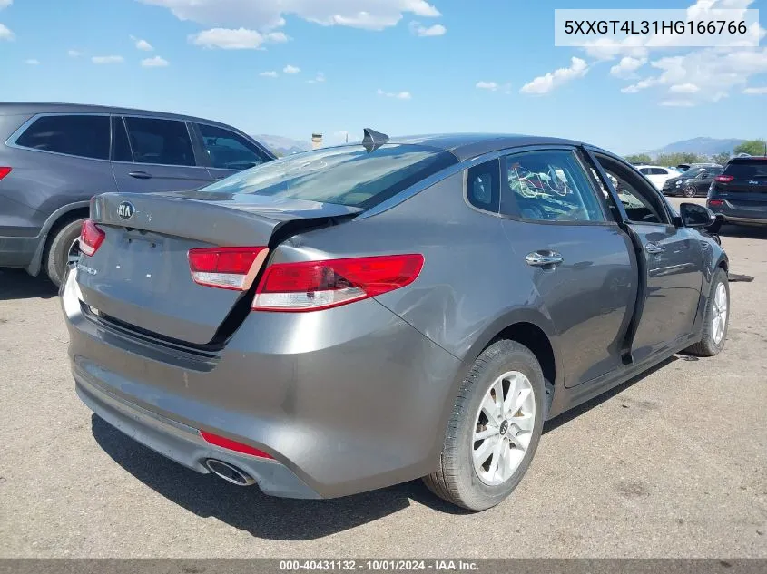 5XXGT4L31HG166766 2017 Kia Optima Lx