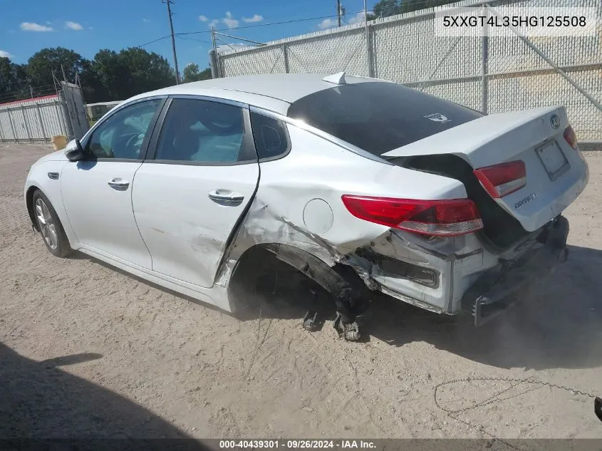 5XXGT4L35HG125508 2017 Kia Optima Lx