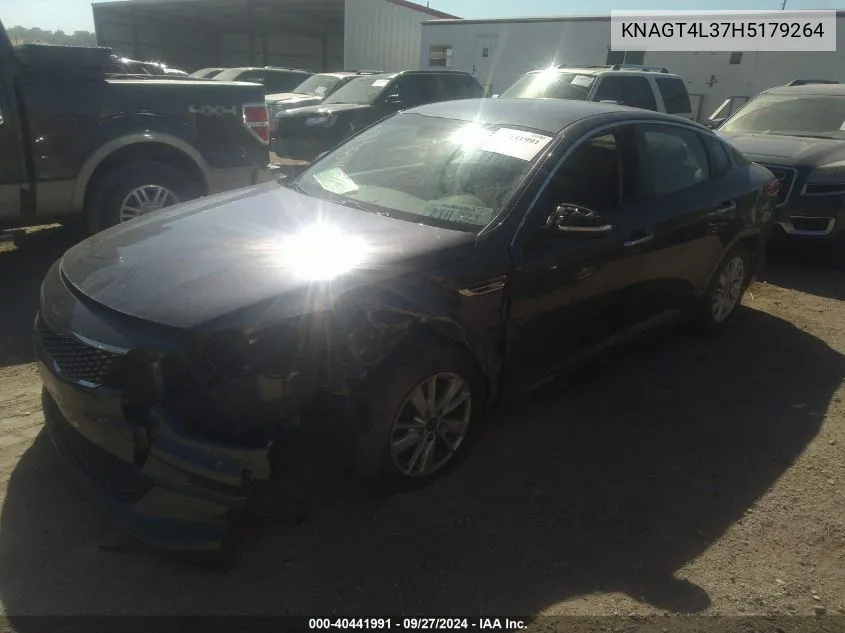 KNAGT4L37H5179264 2017 Kia Optima Lx